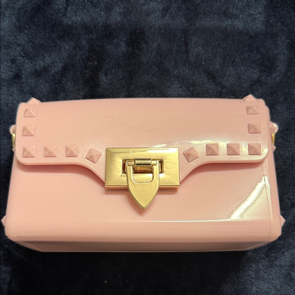 Pink Studded Women's Bag